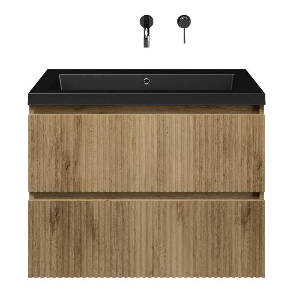 Silvan badmeubel 80 cm warm eiken