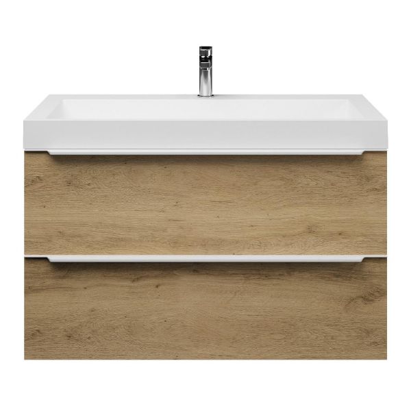 Lucilla badmeubel 100 cm warm eiken