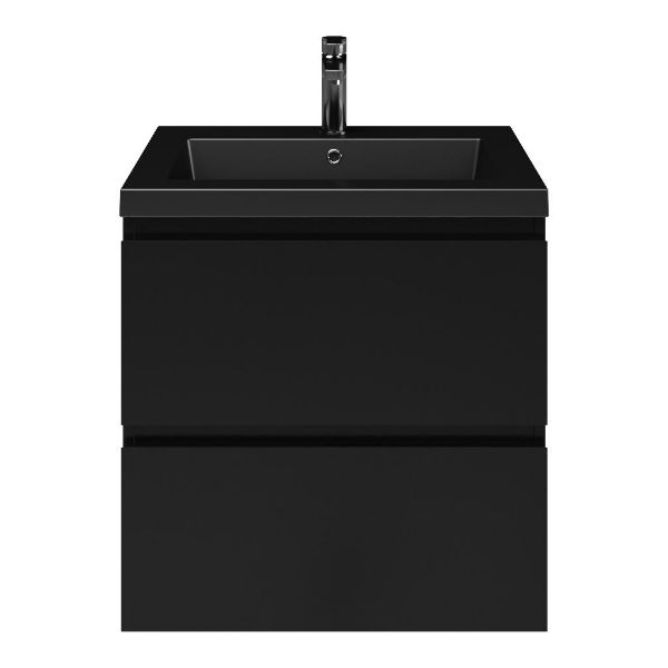 Gisella badmeubel 60 cm zwart mat