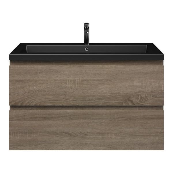 Elena badmeubel 100 cm eiken donker