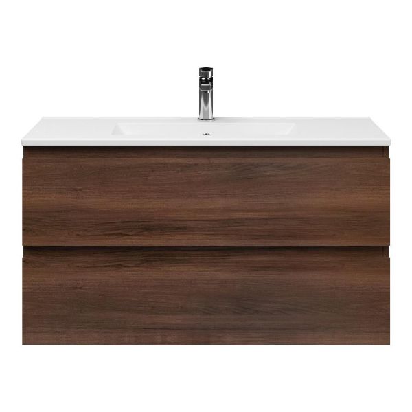Secca badmeubel 100 cm walnoot