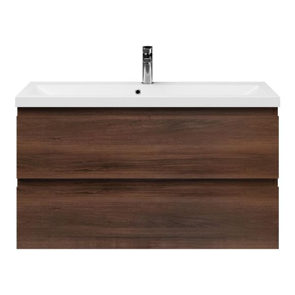 Secca badmeubel 100 cm walnoot