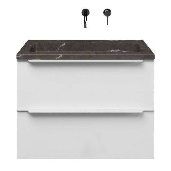 Lucilla badmeubel 80 cm wit hoogglans