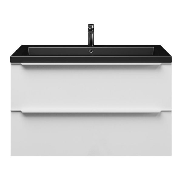 Lucilla badmeubel 100 cm hoogglans wit