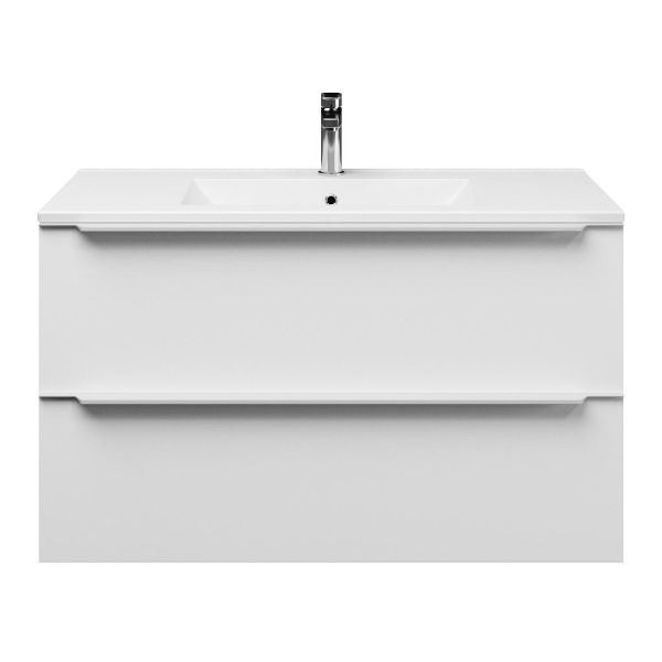 Lucilla badmeubel 100 cm mat wit