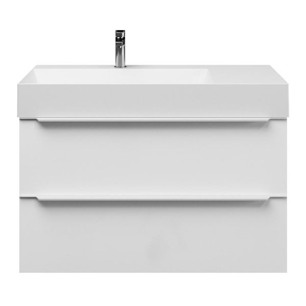 Lucilla badmeubel 100 cm hoogglans wit