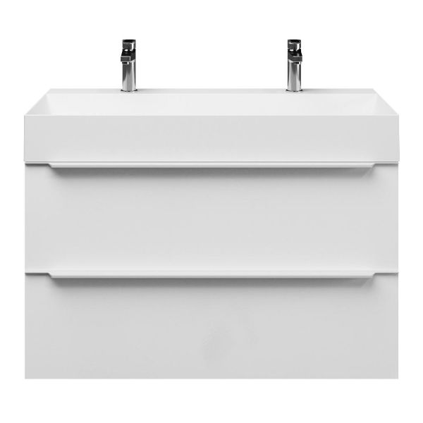 Lucilla badmeubel 100 cm hoogglans wit