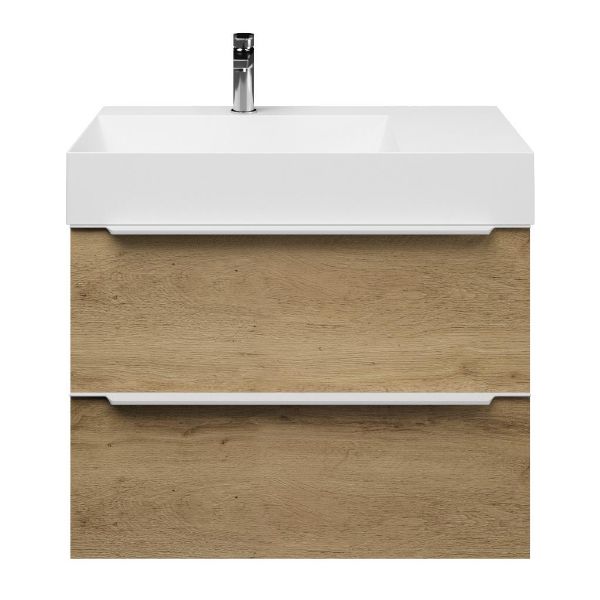 Lucilla badmeubel 80 cm warm eiken