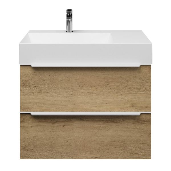 Lucilla badmeubel 80 cm warm eiken