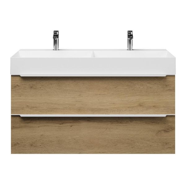 Lucilla badmeubel 120 cm warm eiken
