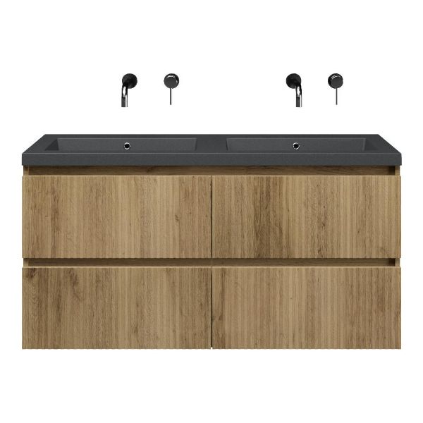 Silvan badmeubel 120 cm warm eiken