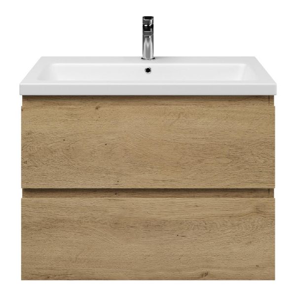 Gisella badmeubel 80 cm warm eiken
