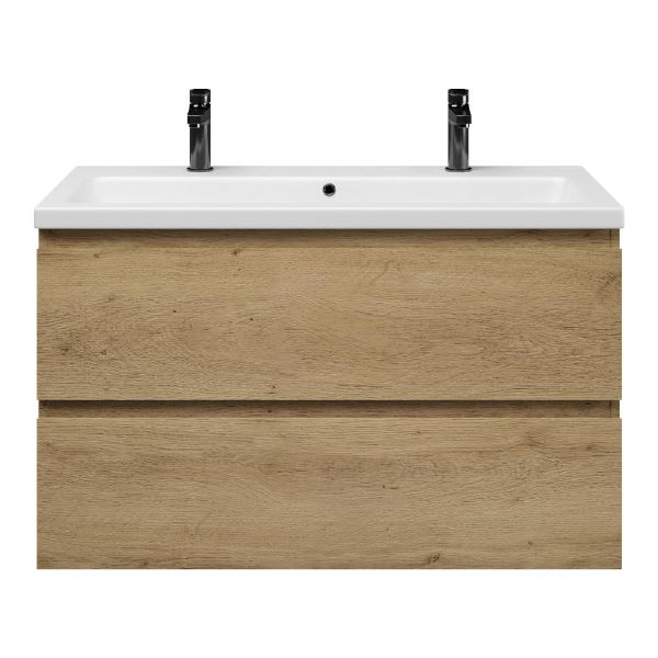 Gisella badmeubel 100 cm warm eiken