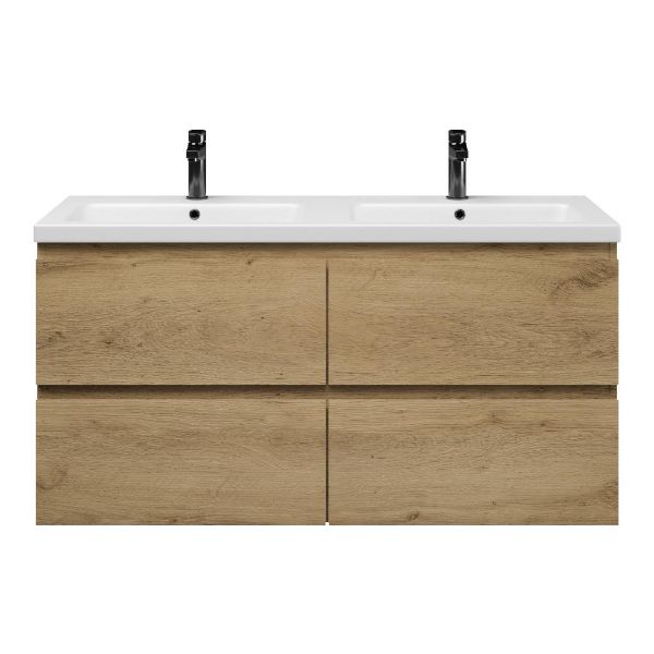 Gisella badmeubel 120 cm warm eiken