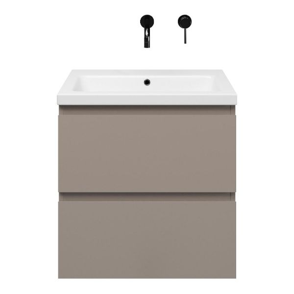 Gisella badmeubel 60 cm taupe