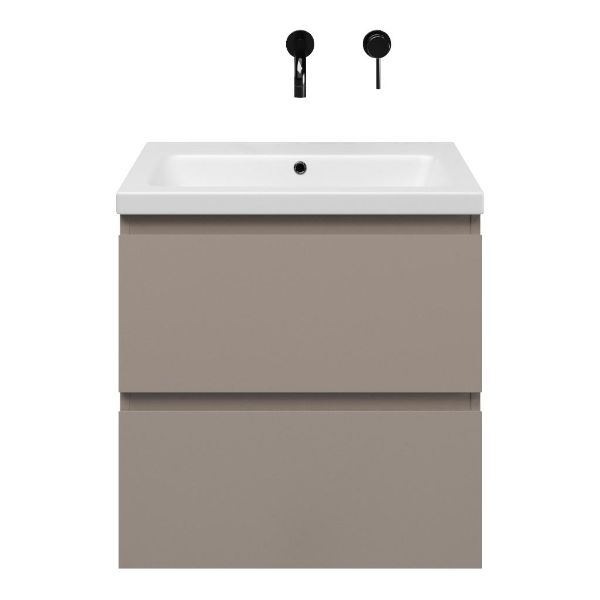 Gisella badmeubel 60 cm taupe