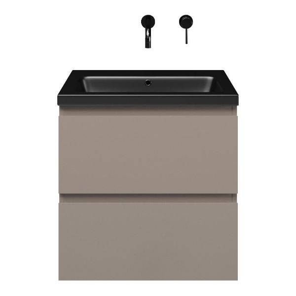Gisella badmeubel 60 cm taupe