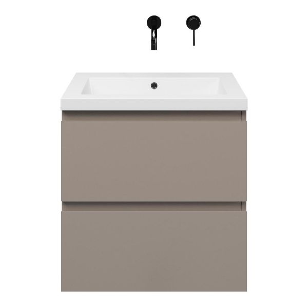 Gisella badmeubel 60 cm taupe
