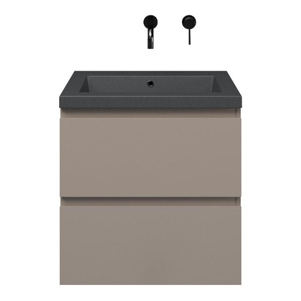 Gisella badmeubel 60 cm taupe