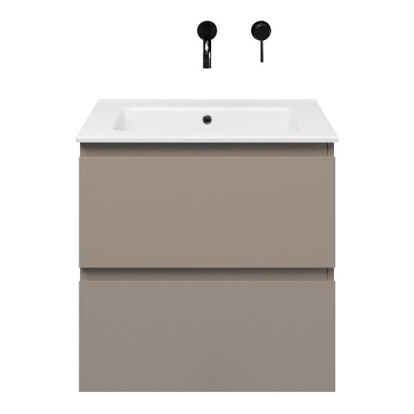 Gisella badmeubel 60 cm taupe