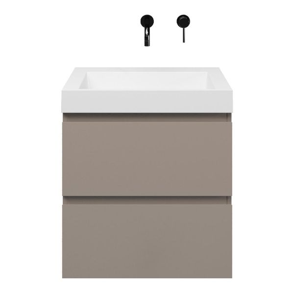 Gisella badmeubel 60 cm taupe