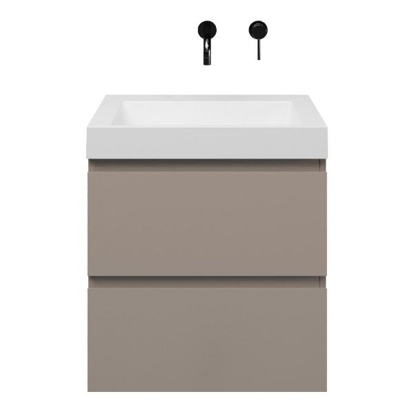 Gisella badmeubel 60 cm taupe