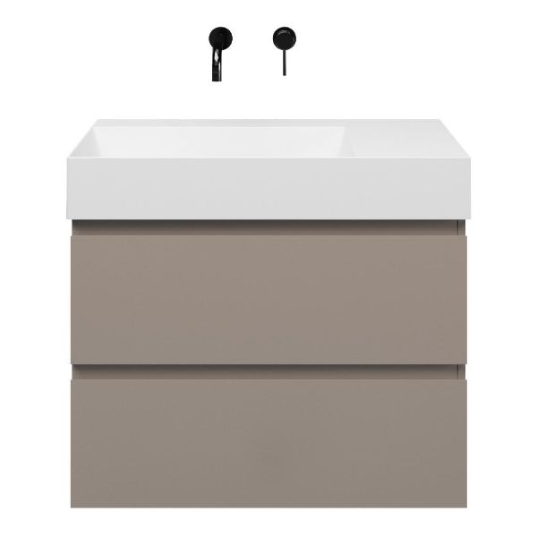 Gisella badmeubel 80 cm taupe