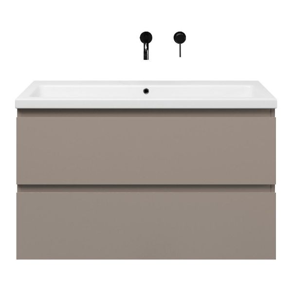 Gisella badmeubel 100 cm taupe