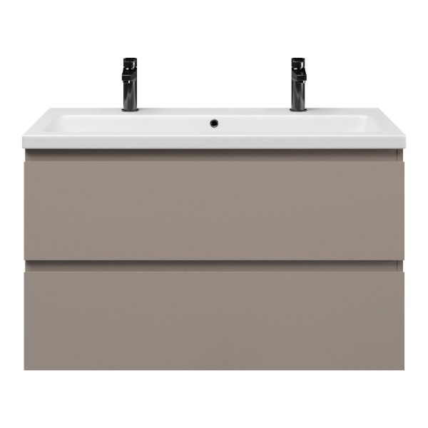 Gisella badmeubel 100 cm taupe