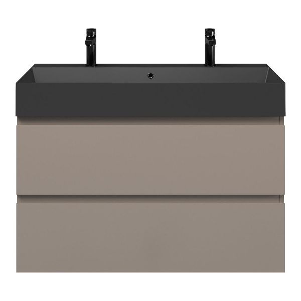 Gisella badmeubel 100 cm taupe