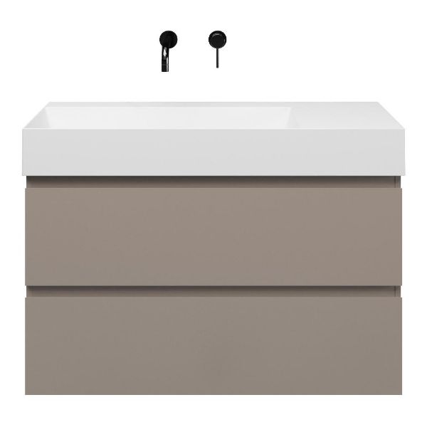 Gisella badmeubel 100 cm taupe