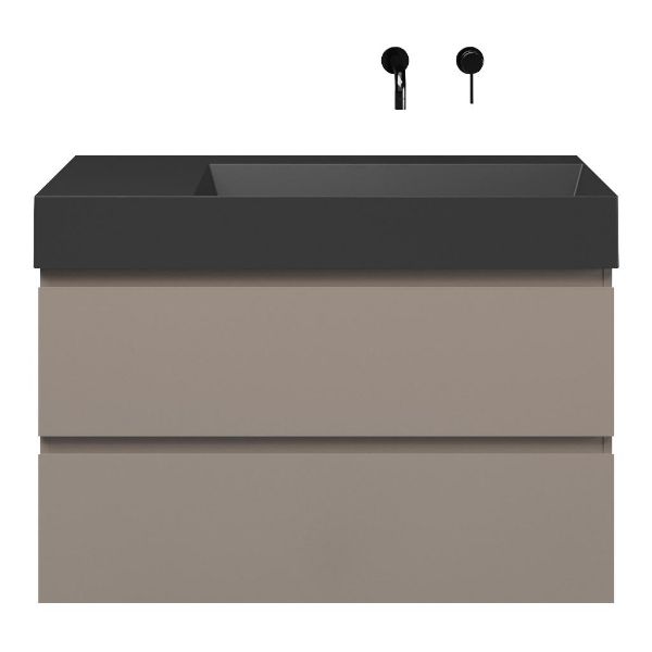 Gisella badmeubel 100 cm taupe
