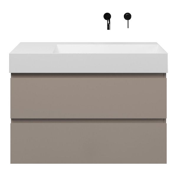 Gisella badmeubel 100 cm taupe