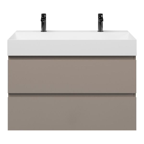 Gisella badmeubel 100 cm taupe