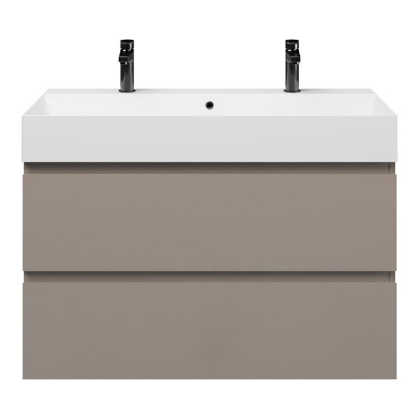 Gisella badmeubel 100 cm taupe