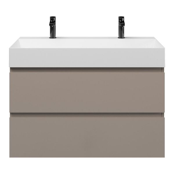 Gisella badmeubel 100 cm taupe