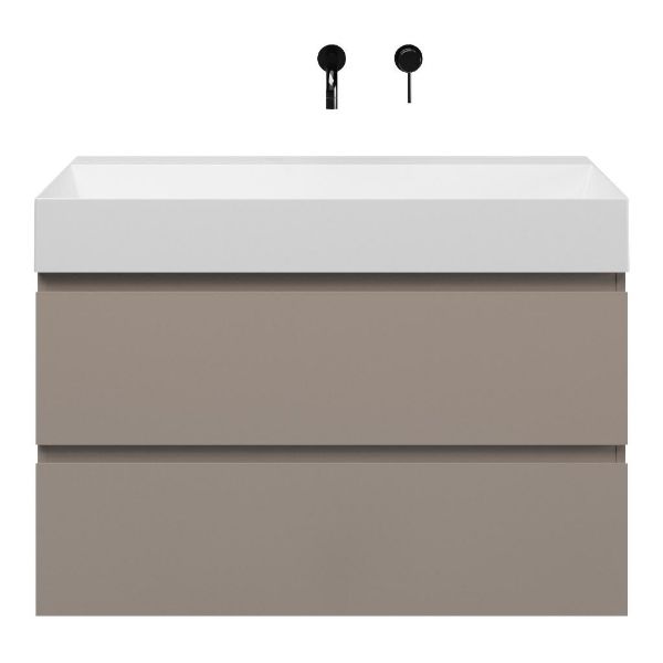 Gisella badmeubel 100 cm taupe