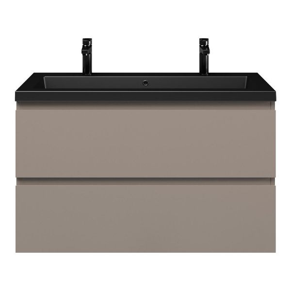 Gisella badmeubel 100 cm taupe
