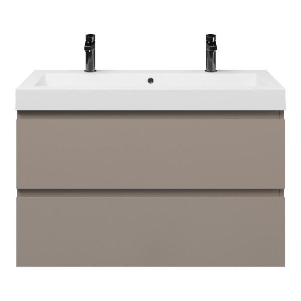 Gisella badmeubel 100 cm taupe