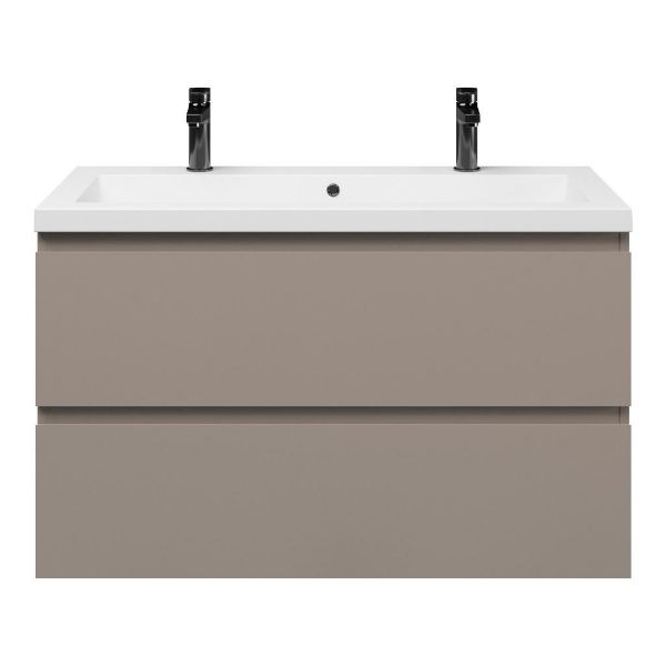 Gisella badmeubel 100 cm taupe
