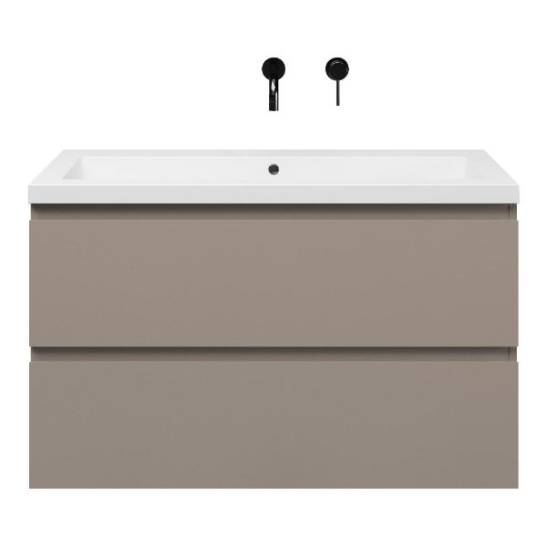 Gisella badmeubel 100 cm taupe