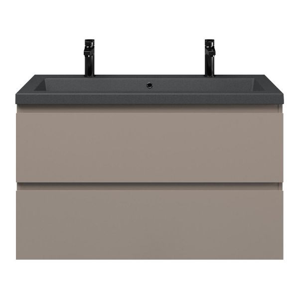 Gisella badmeubel 100 cm taupe