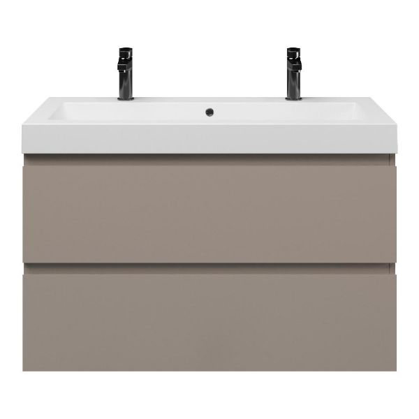 Gisella badmeubel 100 cm taupe