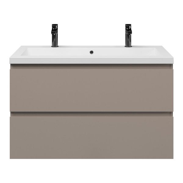 Gisella badmeubel 100 cm taupe