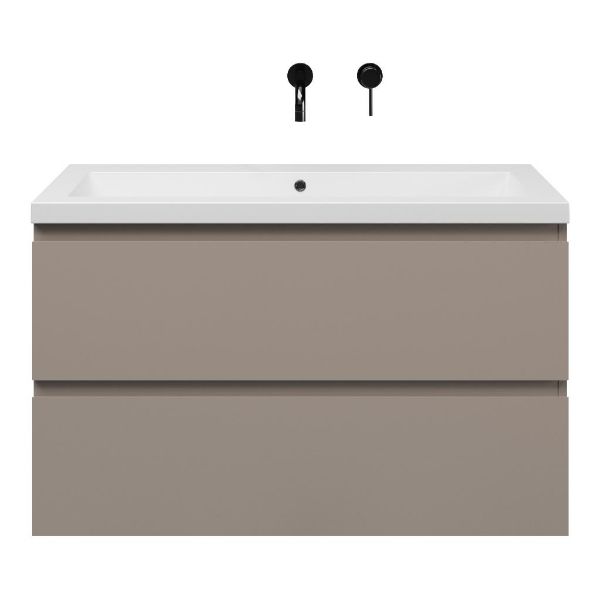 Gisella badmeubel 100 cm taupe