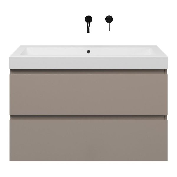Gisella badmeubel 100 cm taupe