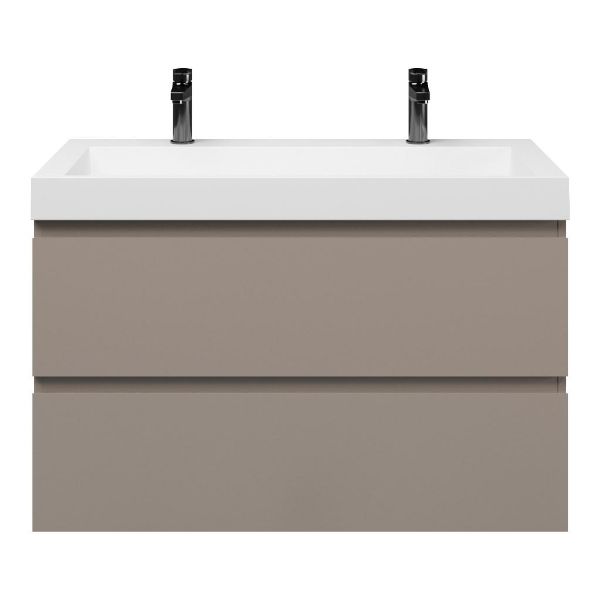 Gisella badmeubel 100 cm taupe