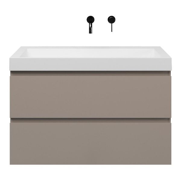 Gisella badmeubel 100 cm taupe