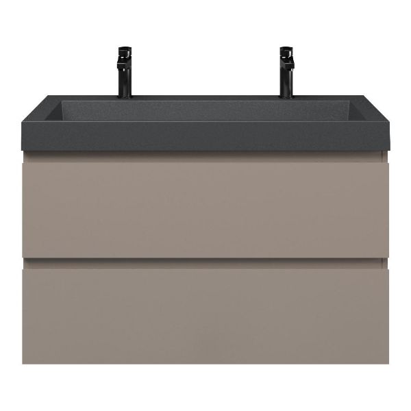 Gisella badmeubel 100 cm taupe
