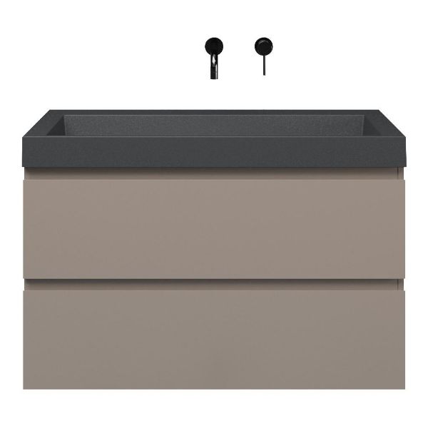 Gisella badmeubel 100 cm taupe